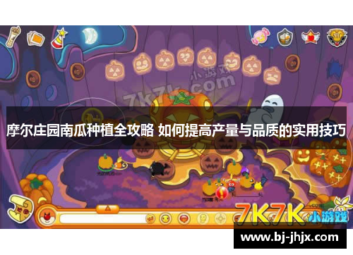 摩尔庄园南瓜种植全攻略 如何提高产量与品质的实用技巧